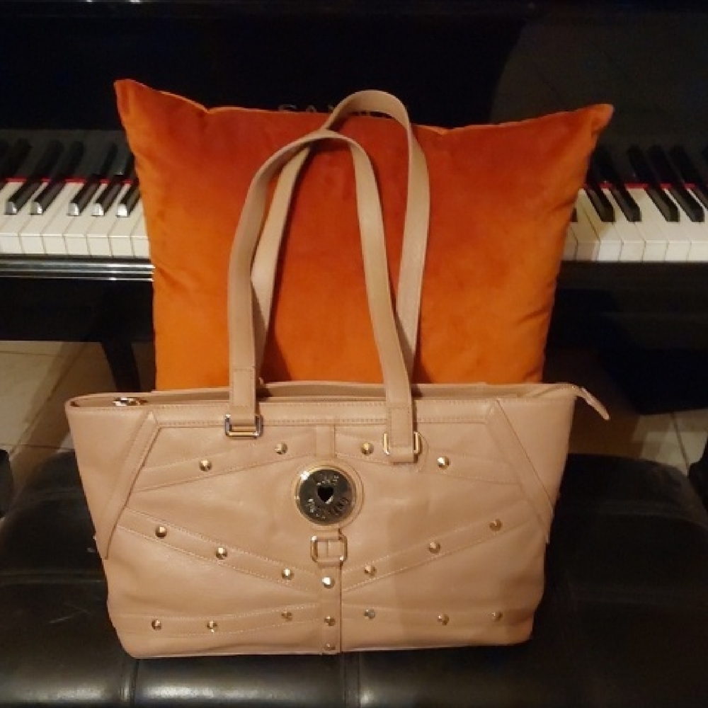 LOVE MOSCHINO MILANO BORSA BAG TAUPE COLOR
